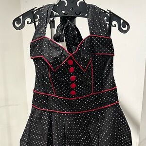 Pin Up Inspired Halter Dress - New